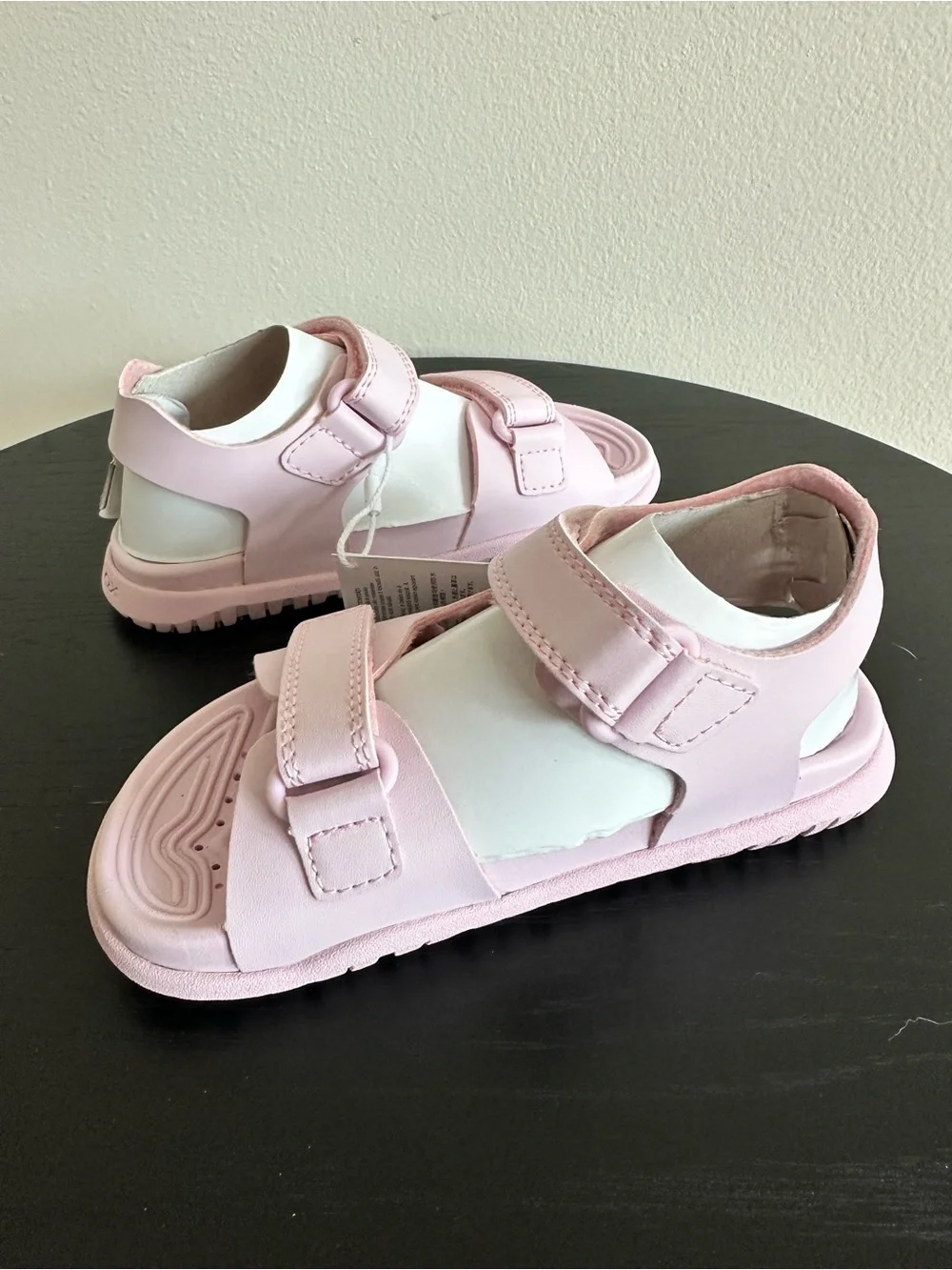 Geox Girls Fusbetto Pink Sandals NWT Size 10.5 EU 28 Lightweight Summer Shoes